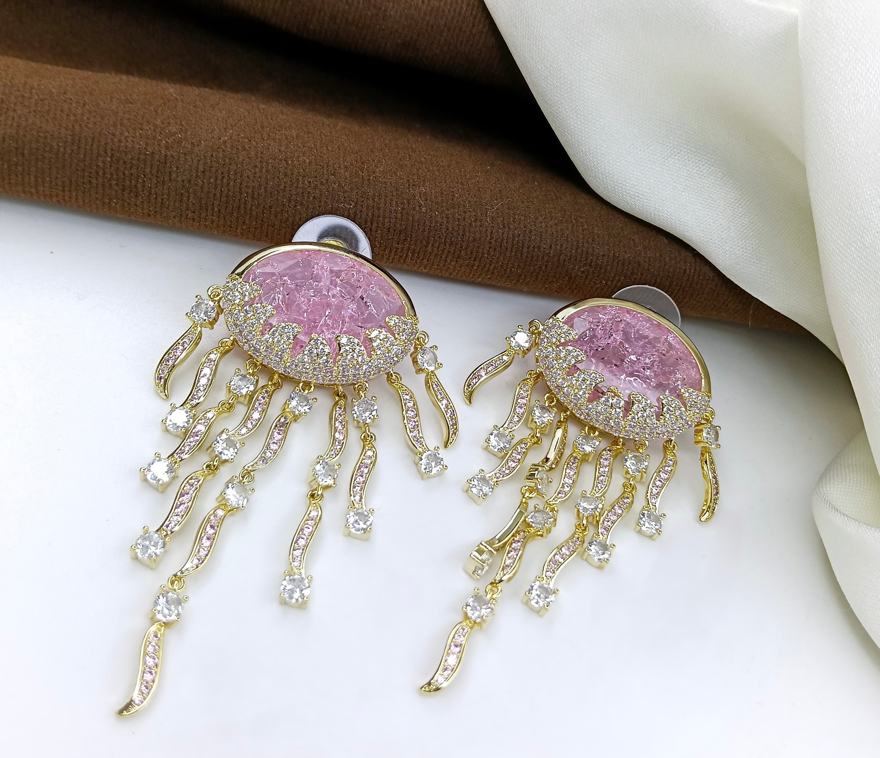 Luxury Fashion CZ Luxury Fashion CZ Inlay Earring for Women Lovely Gift Jewellery