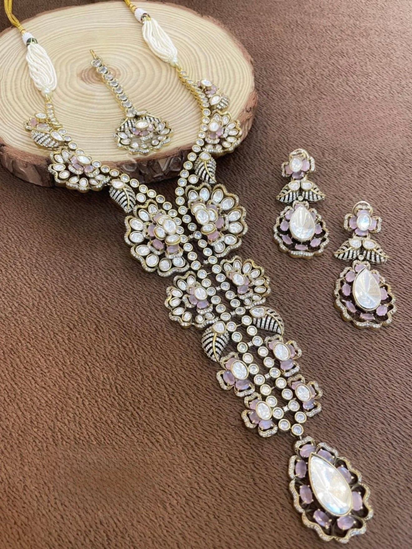 Semiprecious Stones Studded Victorian