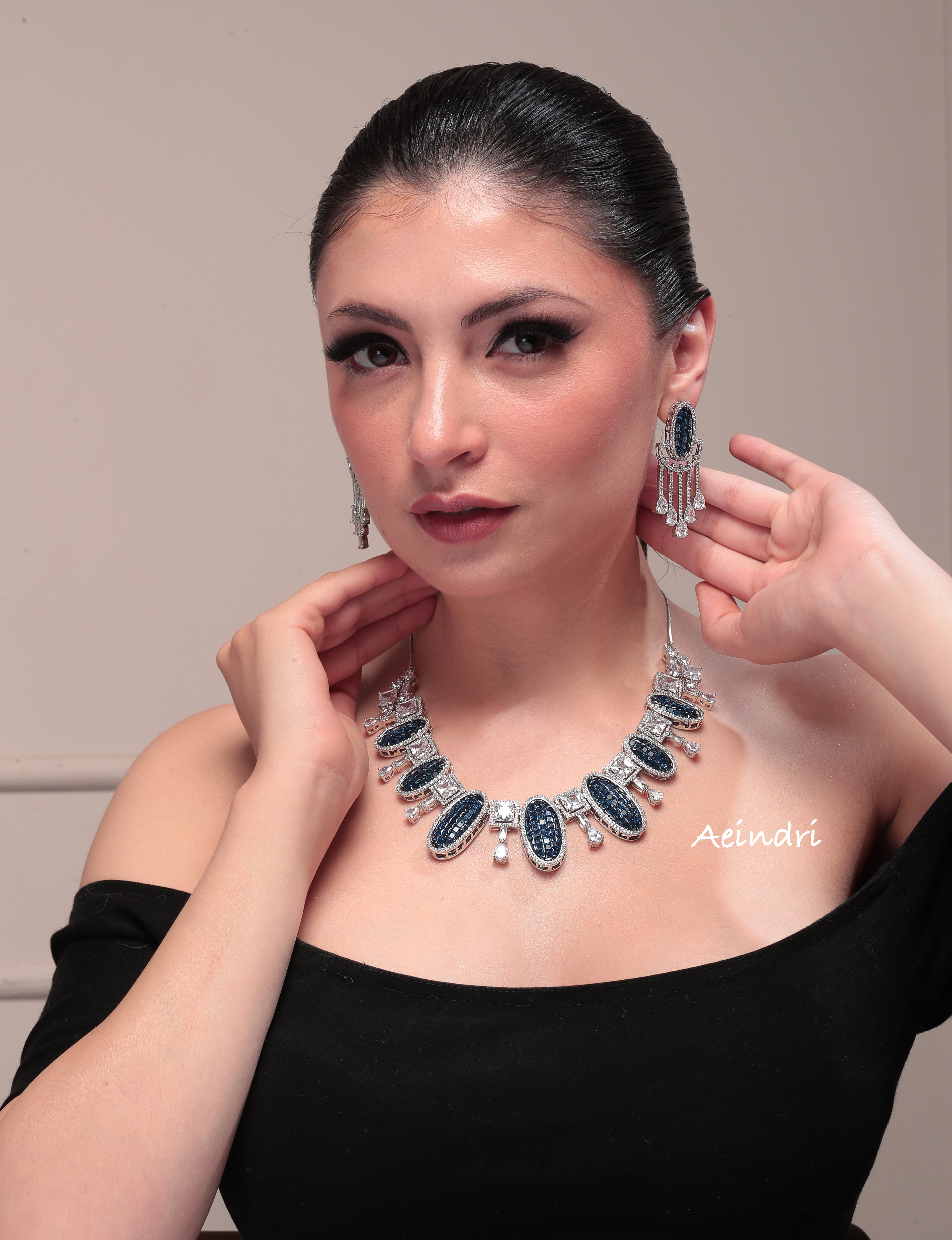 Sapphire Dream Sparkling Necklace