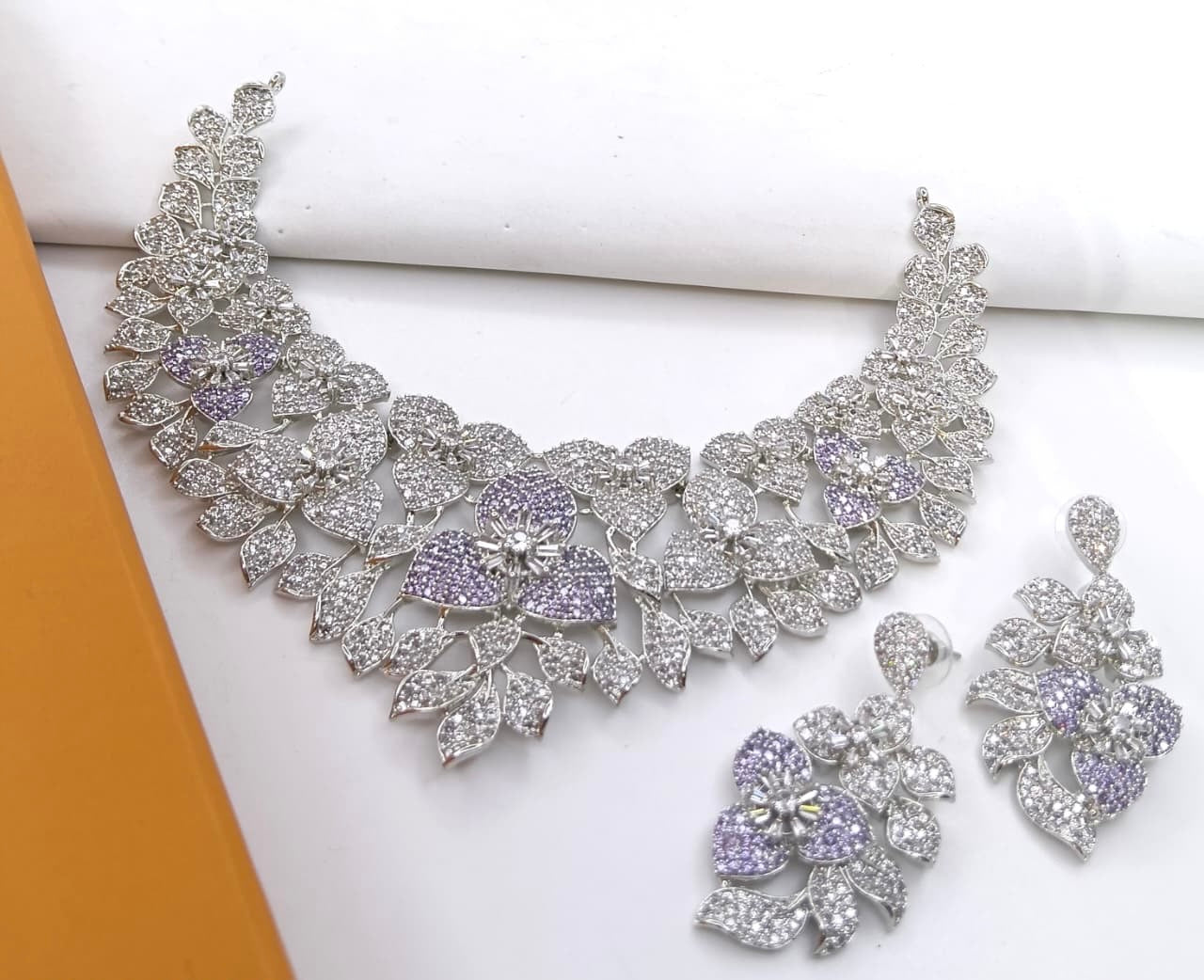 American Diamond Necklace Set
