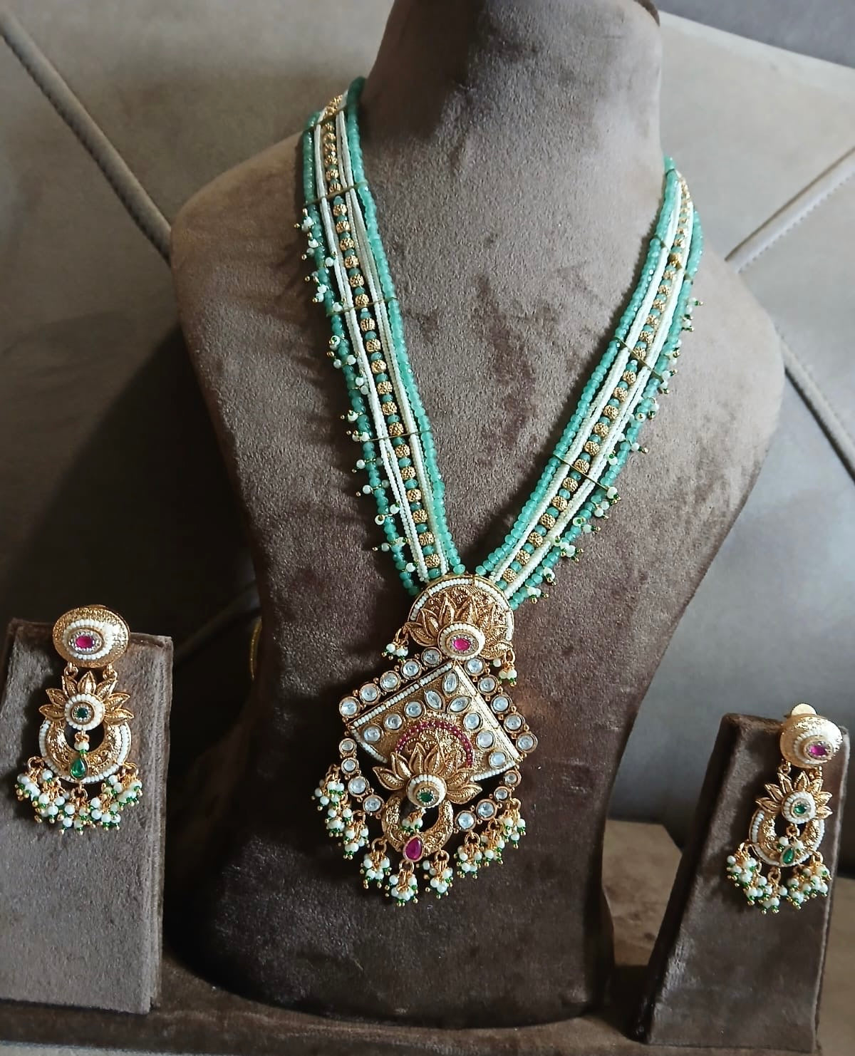 Royal Heritage Gold-Plated Necklace Set