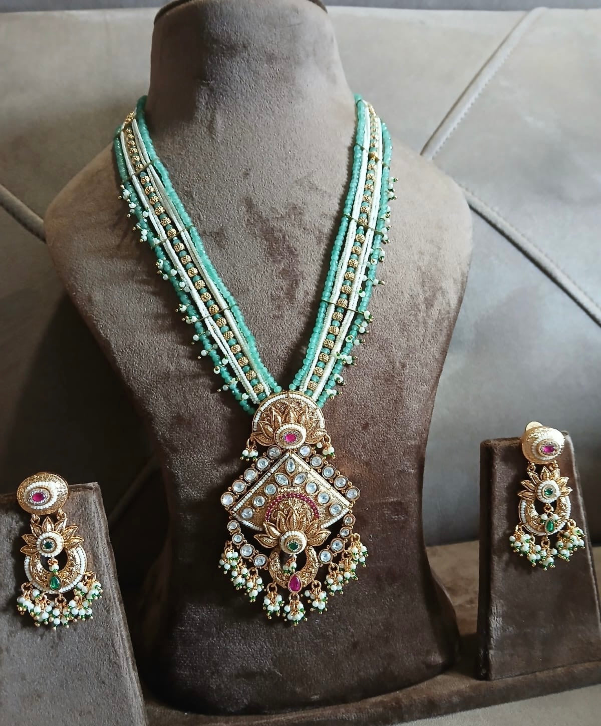 Royal Heritage Gold-Plated Necklace Set