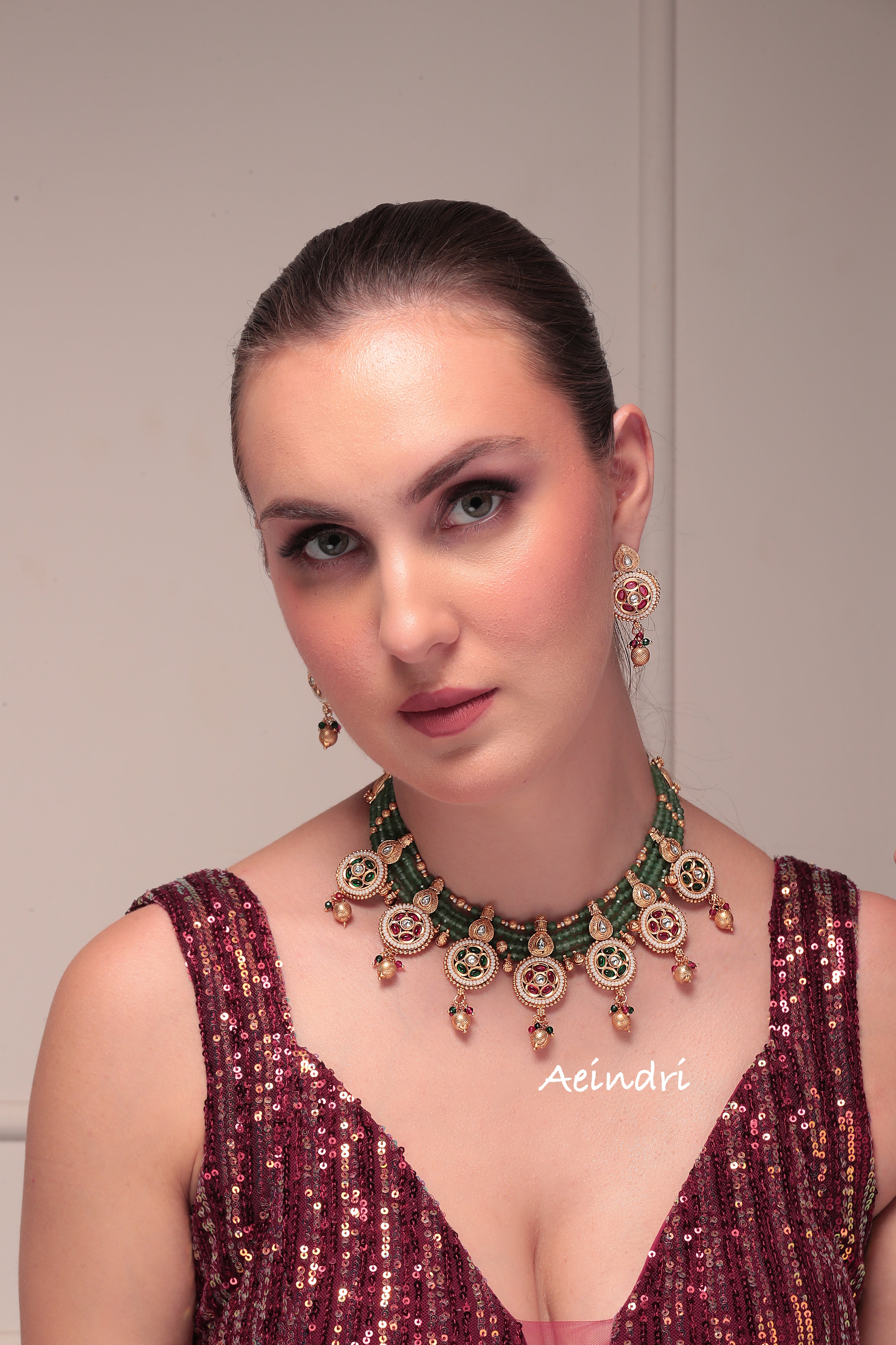 Royal Heritage Kundan Necklace with Earrings