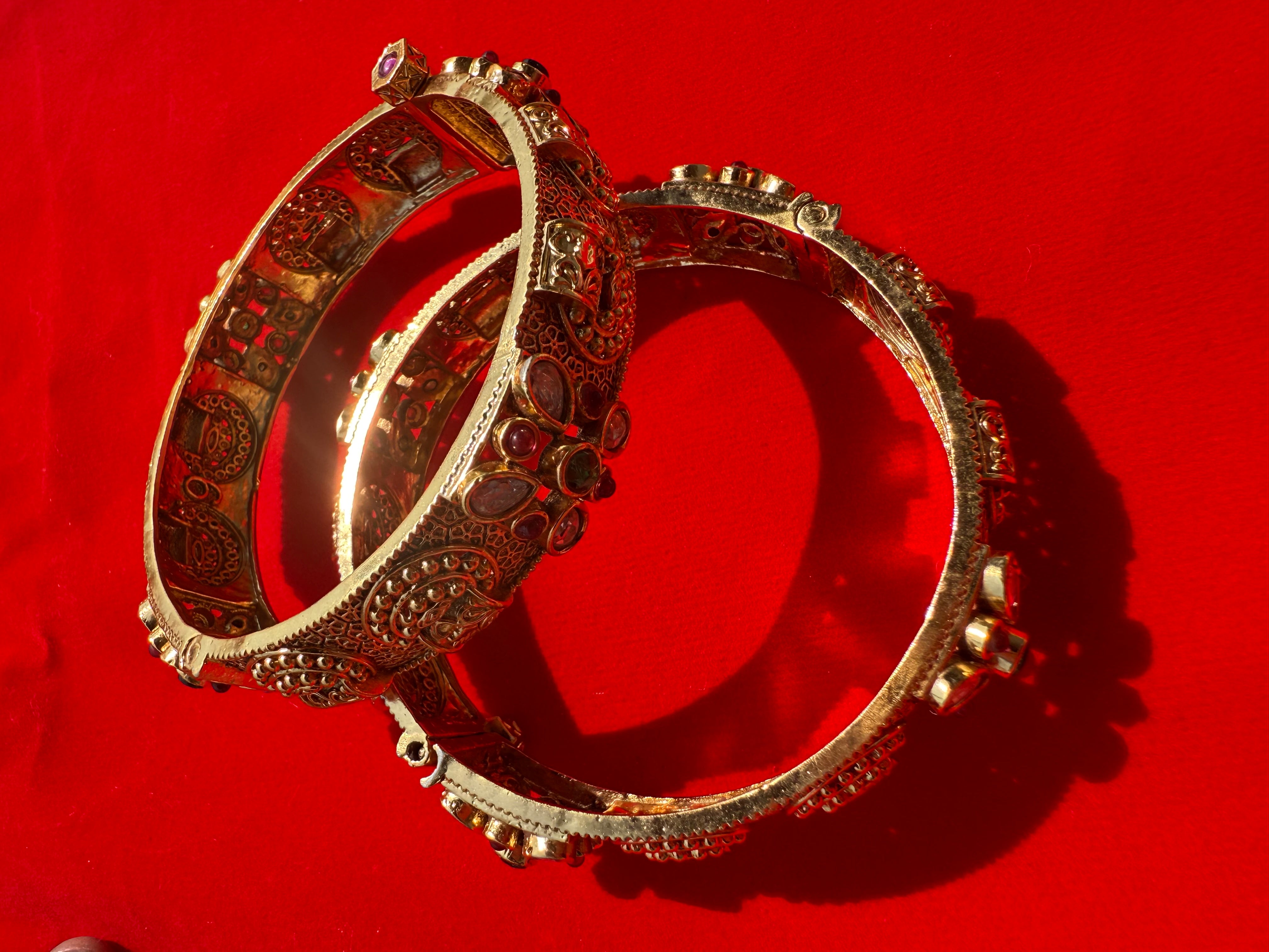 Antique Flower Bangle