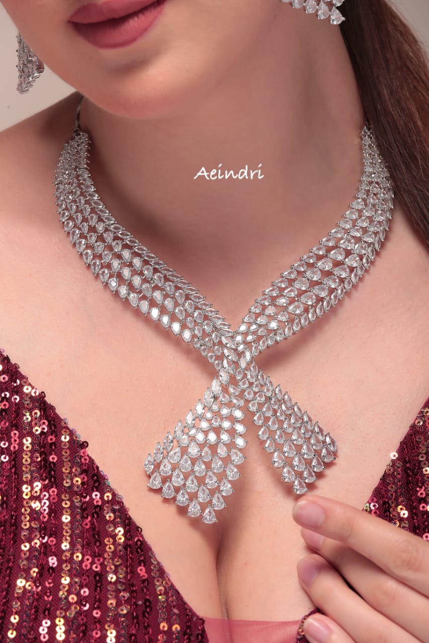 Eternal Grace Diamond-Cut Necklace & Earrings Set