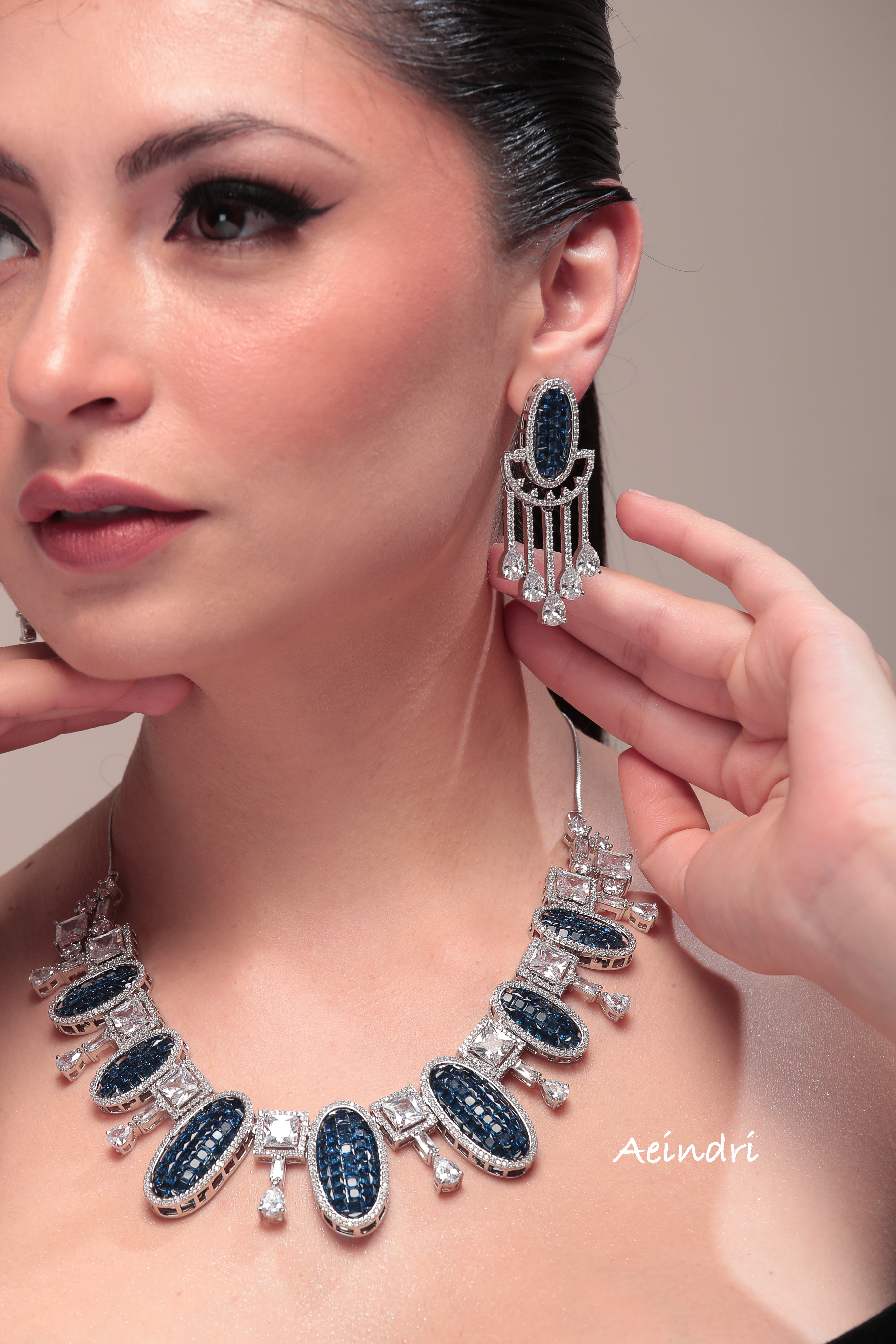 Sapphire Dream Sparkling Necklace