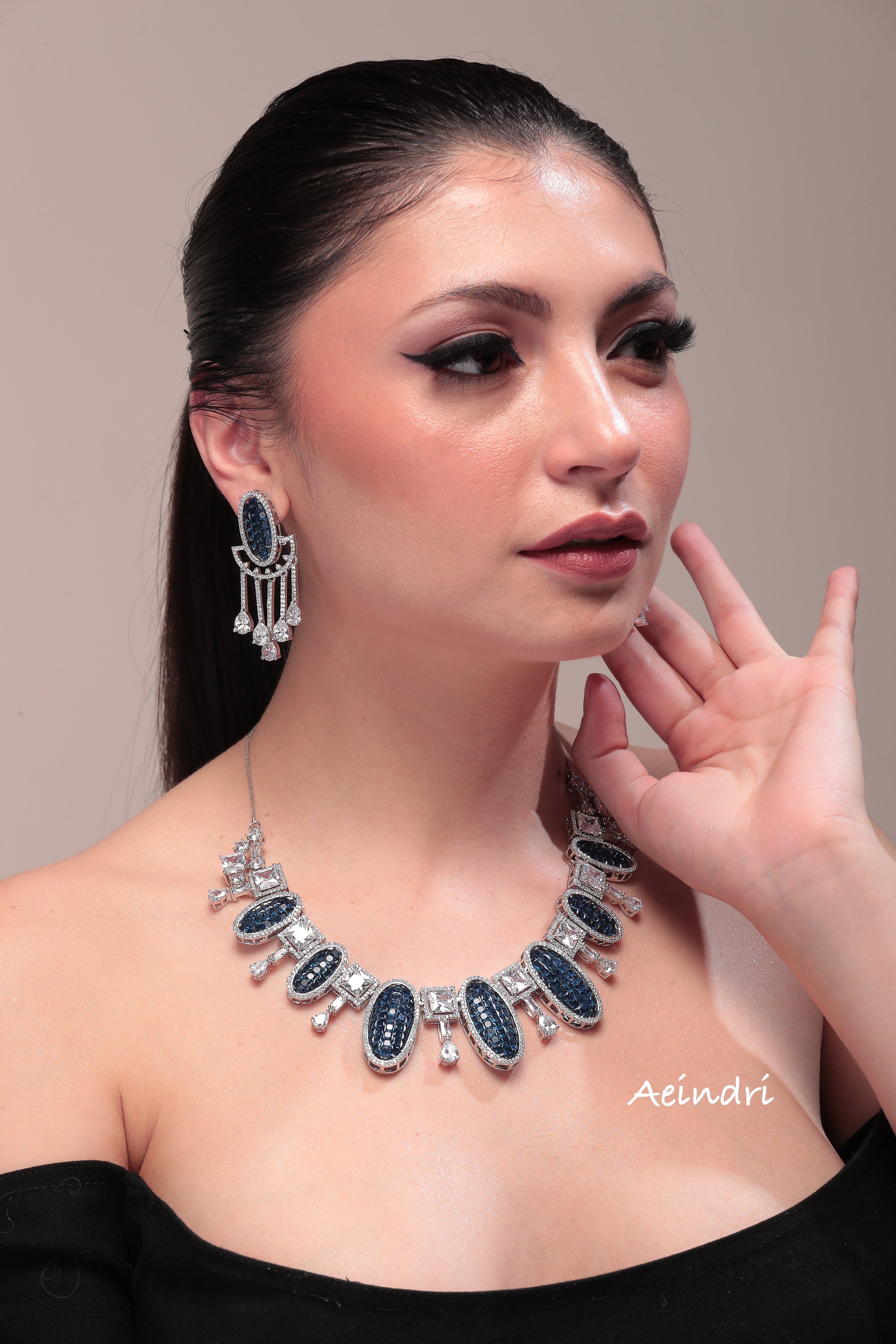 Sapphire Dream Sparkling Necklace