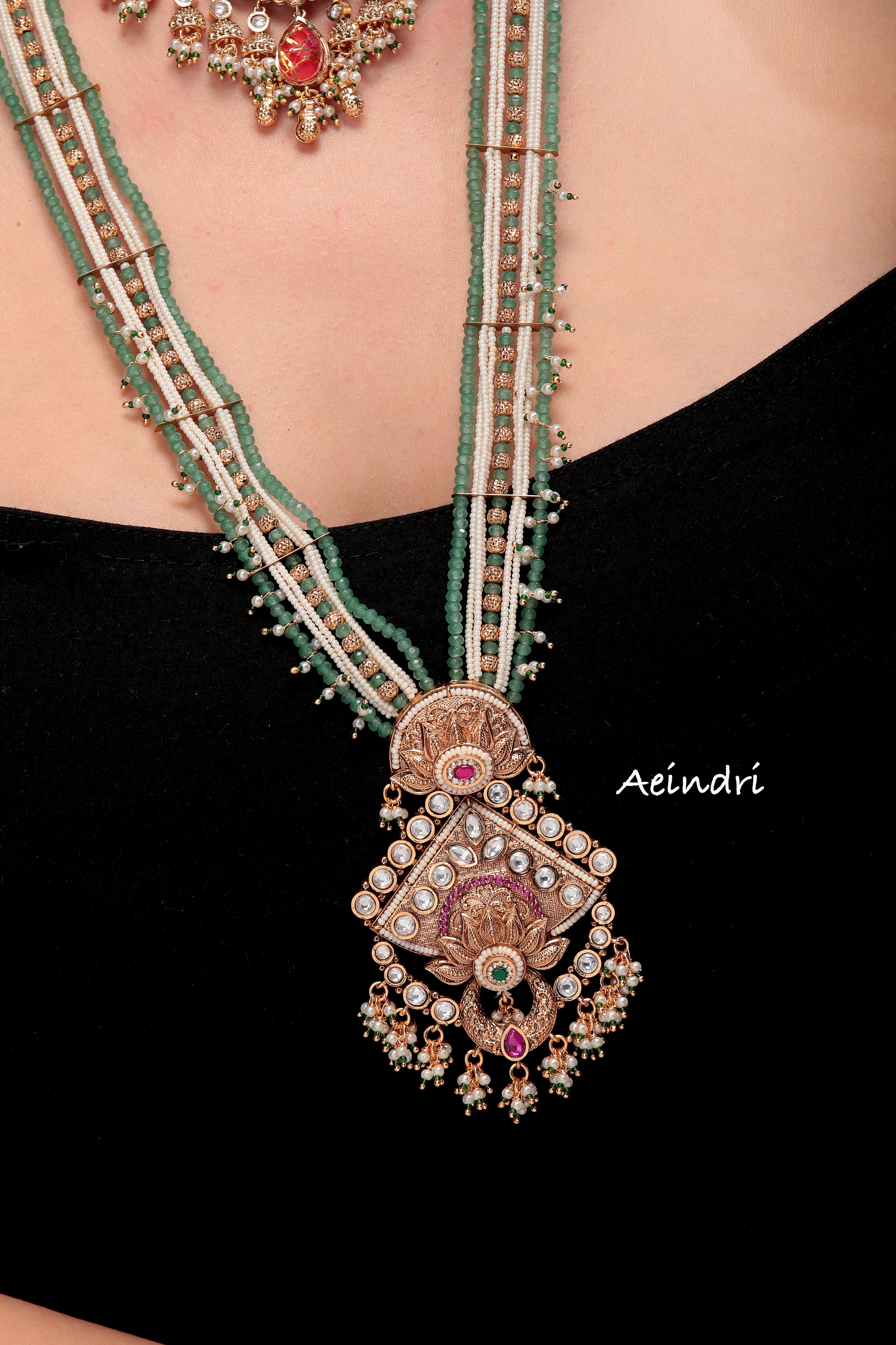 Royal Heritage Gold-Plated Necklace Set