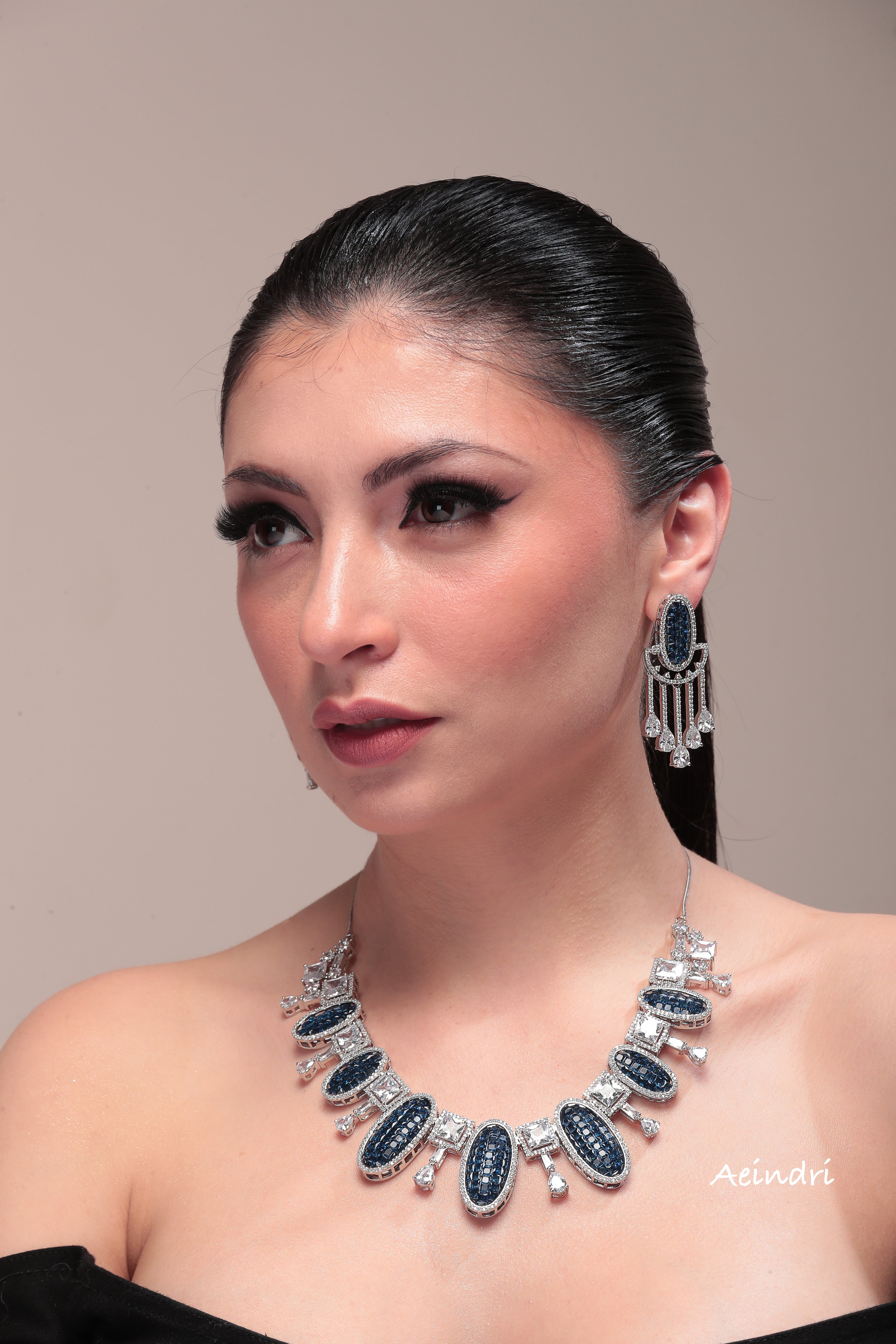 Sapphire Dream Sparkling Necklace